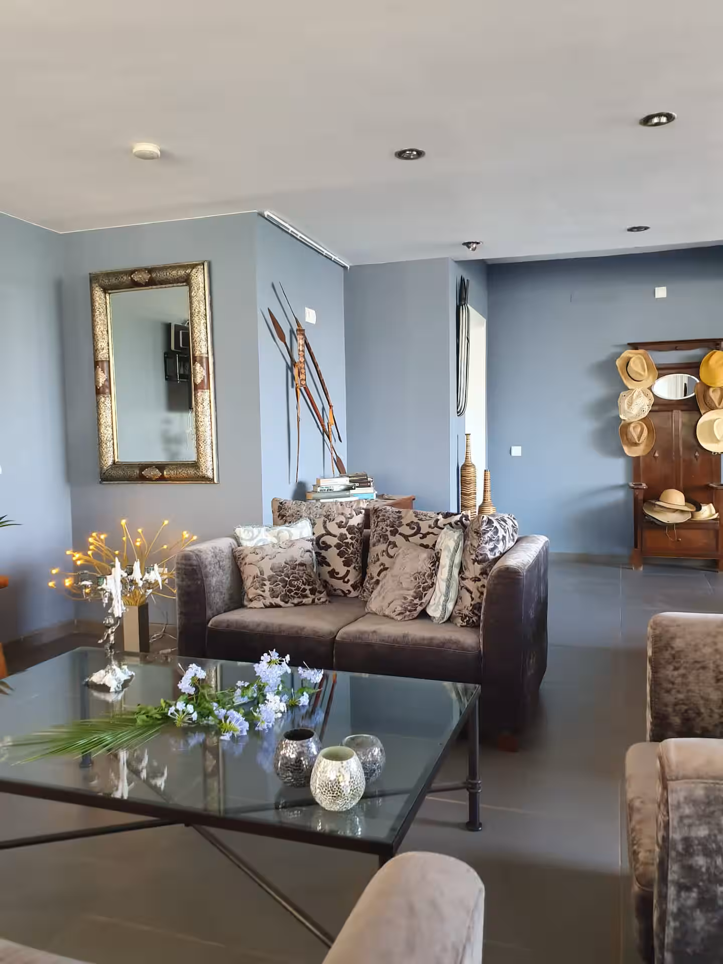 Sillones de los salones de la villa margarita